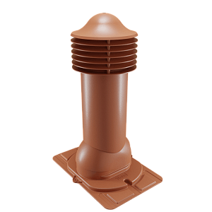 Купить Труба вентиляционная Viotto с универсальным проходным элементом (утепленная, d110 мм, h550 мм) RAL 8004 Медно-коричневый в Улан-Удэ