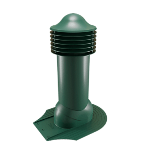 Купить Труба вентиляционная Viotto для мягкой кровли при монтаже (утепленная, d150 мм, h650 мм) RAL 6005 Зеленый мох в Улан-Удэ