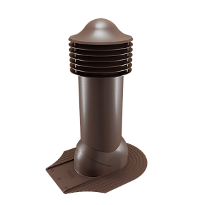 Купить Труба вентиляционная Viotto для мягкой кровли при монтаже (утепленная, d125 мм, h650 мм) RAL 8017 Шоколад в Улан-Удэ