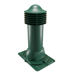Купить Труба вентиляционная Viotto с универсальным проходным элементом (утепленная, d110 мм, h550 мм) RAL 6005 Зеленый мох в Улан-Удэ