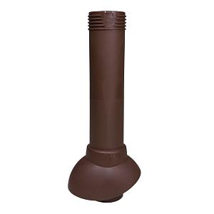 Купить Вентиляционная труба Vilpe 110/110/500 без колпака (канализация) шоколадный 74112B в Улан-Удэ
