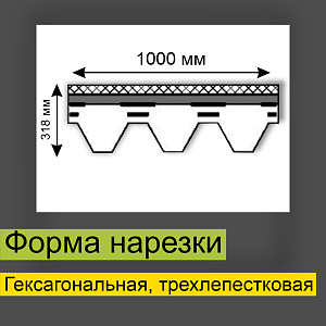 Купить Гибкая черепица Docke PIE EURASIA Шестигранник 3м2/уп Коричневый в Иркутске
