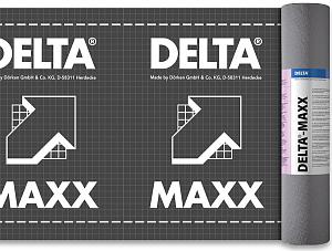 DELTA-MAXX мембрана диффузионная энергосберегающая с адсорбционным слоем 1.5x50м (75м2), рул.