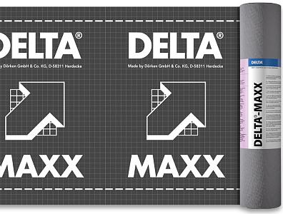 DELTA-MAXX мембрана диффузионная энергосберегающая с адсорбционным слоем 1.5x50м (75м2), рул.
