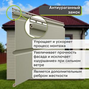 Docke ПРЕМИУМ Сайдинг D6S Брус 3600х300 1.08м2  — Сандал