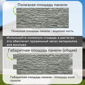 Панель Docke ПРЕМИУМ ШТАЙН 1196х426мм 0.44м2  — Базальт