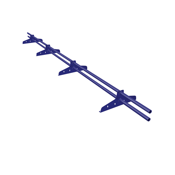 Снегозадержатель трубчатый BORGE 3000мм RAL 5002 (ультрамарин)
