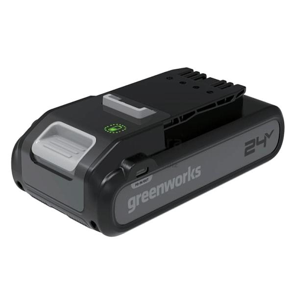 Аккумулятор Greenworks (24V, 4Ач, с двумя USB-C разъемами), арт.2940407