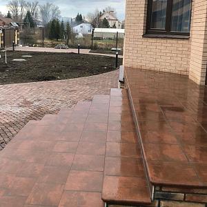 Ступень рядовая флорентинер WesterWalder ATRIUM 310х320х9.5мм  — WK31100 Mittelgrau