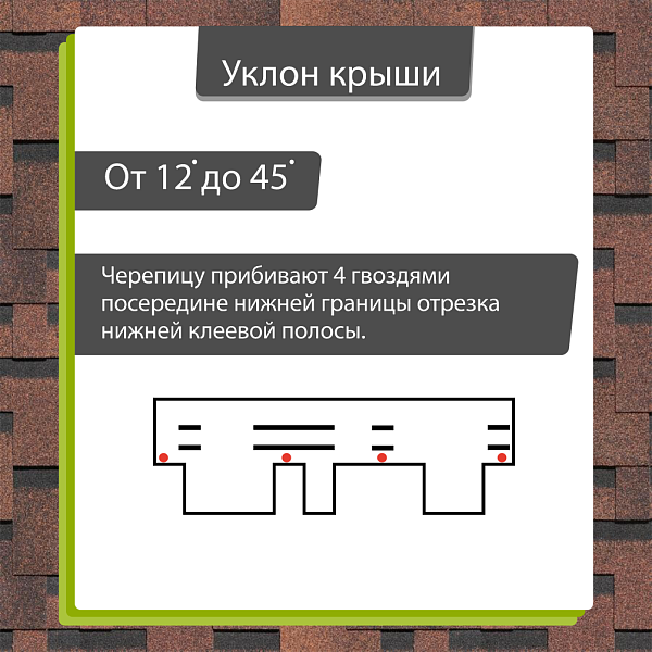 Гибкая черепица Docke ПРЕМИУМ Генуя 3м2/уп Кофе