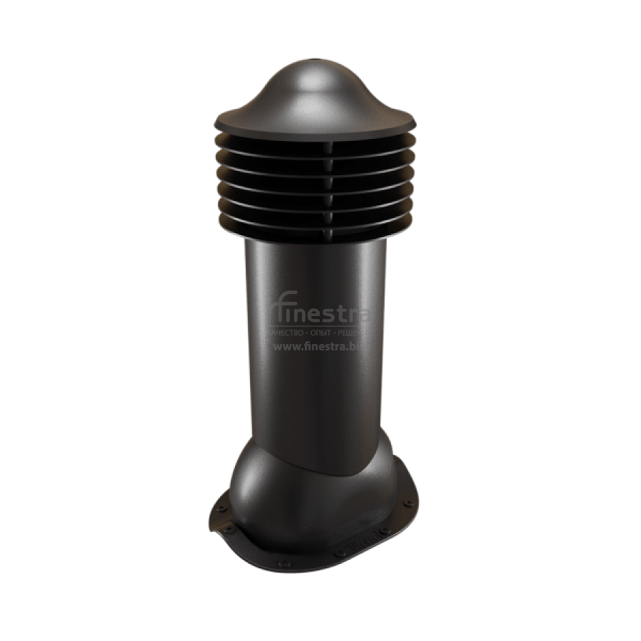 Труба вентиляционная Viotto для металлочерепицы (утепленная, d125 мм, h650 мм)