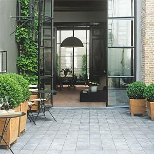 Угловая ступень флорентинер WesterWalder ATRIUM 320х320х9.5мм  — WK31110 Hellgrau