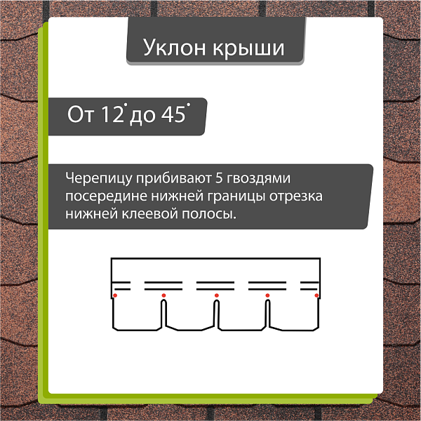 Гибкая черепица Docke ПРЕМИУМ Цюрих 3.1м2/уп Кофе