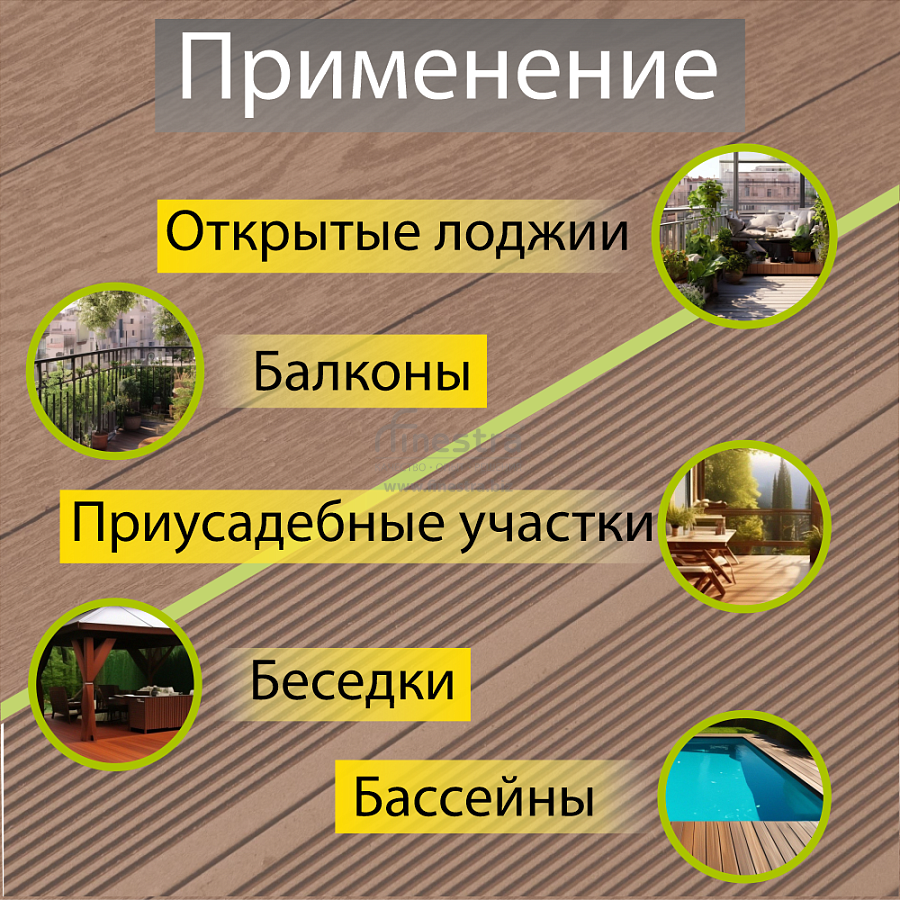 Террасная доска CM Decking NATUR 3000х135х25мм 