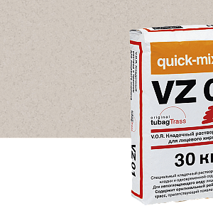 Купить VZ 01 V.O.R. Кладочный раствор с трассом для облицовочного кирпича Quick-mix, 30кг 72202, B (светло-бежевый) в Иркутске