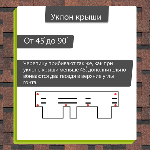 Гибкая черепица Docke ПРЕМИУМ Генуя 3м2/уп Кофе