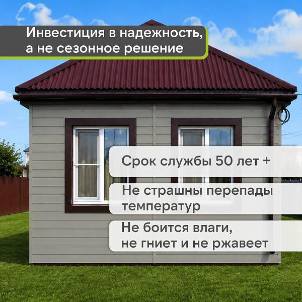 Docke ПРЕМИУМ Сайдинг D6S Брус 3600х300 1.08м2 Пихта