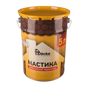 Купить Мастика Docke для гибкой черепицы 5л (4,2кг) в Иркутске