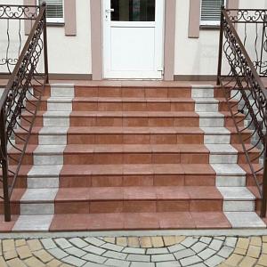 Угловая ступень флорентинер WesterWalder ATRIUM 320х320х9.5мм  — WK31100 Mittelgrau