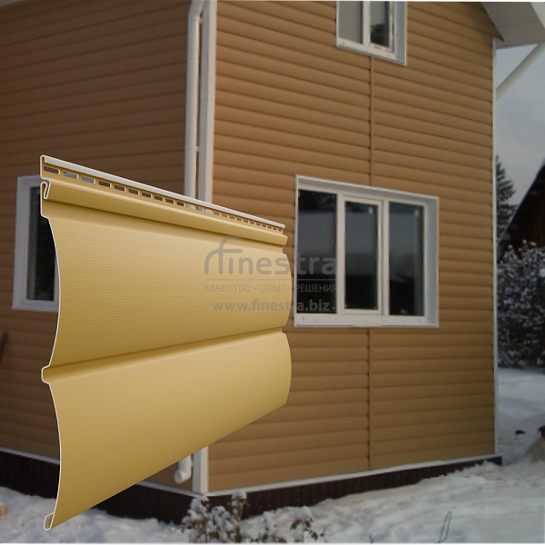 Docke PREMIUM Сайдинг Blockhaus 3600х240мм 0.86м2