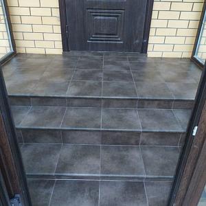 Угловая ступень флорентинер WesterWalder ATRIUM 320х320х9.5мм  — WK31180 Mocca