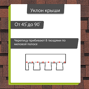 Ламинированная черепица Docke DRAGON СТАНДАРТ 2.38м2/уп  — Светло-коричневый