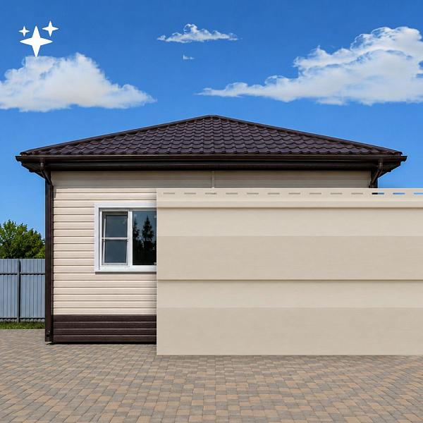 Docke СТАНДАРТ Сайдинг D4.5D 3000x230 0,69 м2 Сливки