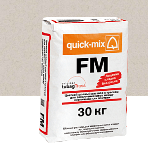 Купить FM Цветной раствор с трассом для заполнения швов между кирпичами Quick-mix, 30кг 72302, B (светло-бежевый) в Иркутске